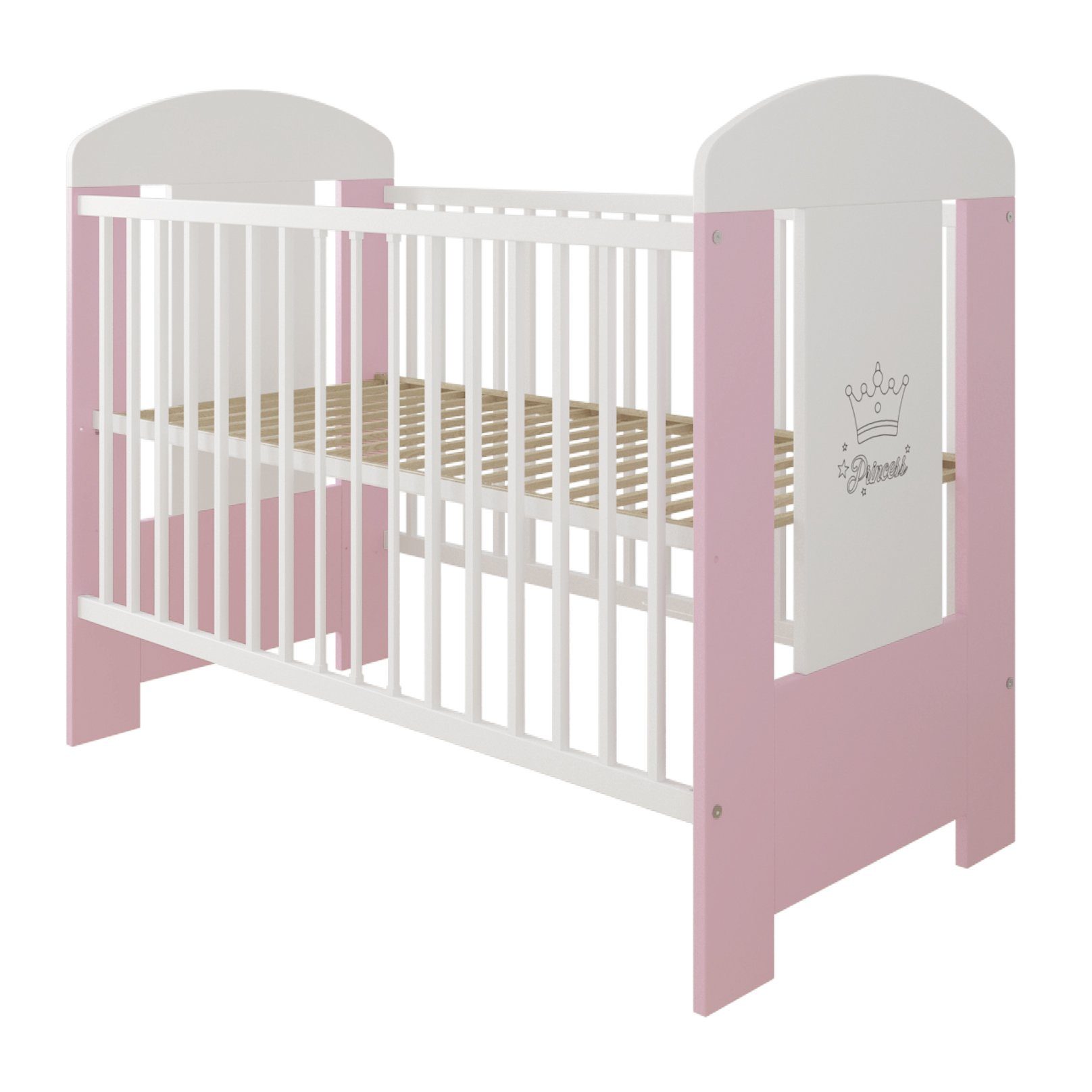 LCP Kids Kinderbett Princess 60x120 cm (1-tlg., Bett ohne Matratze, ohne Bettkasten), einfache Montage