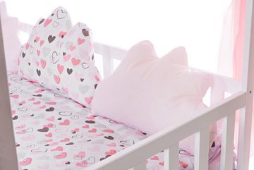 Kinderbettwäsche Baby Bettset für Hausbetten Deko Bettwäsche Garnitur OHNE BETT, Babyhafen, 11 teilig, inkl. Deko-Set