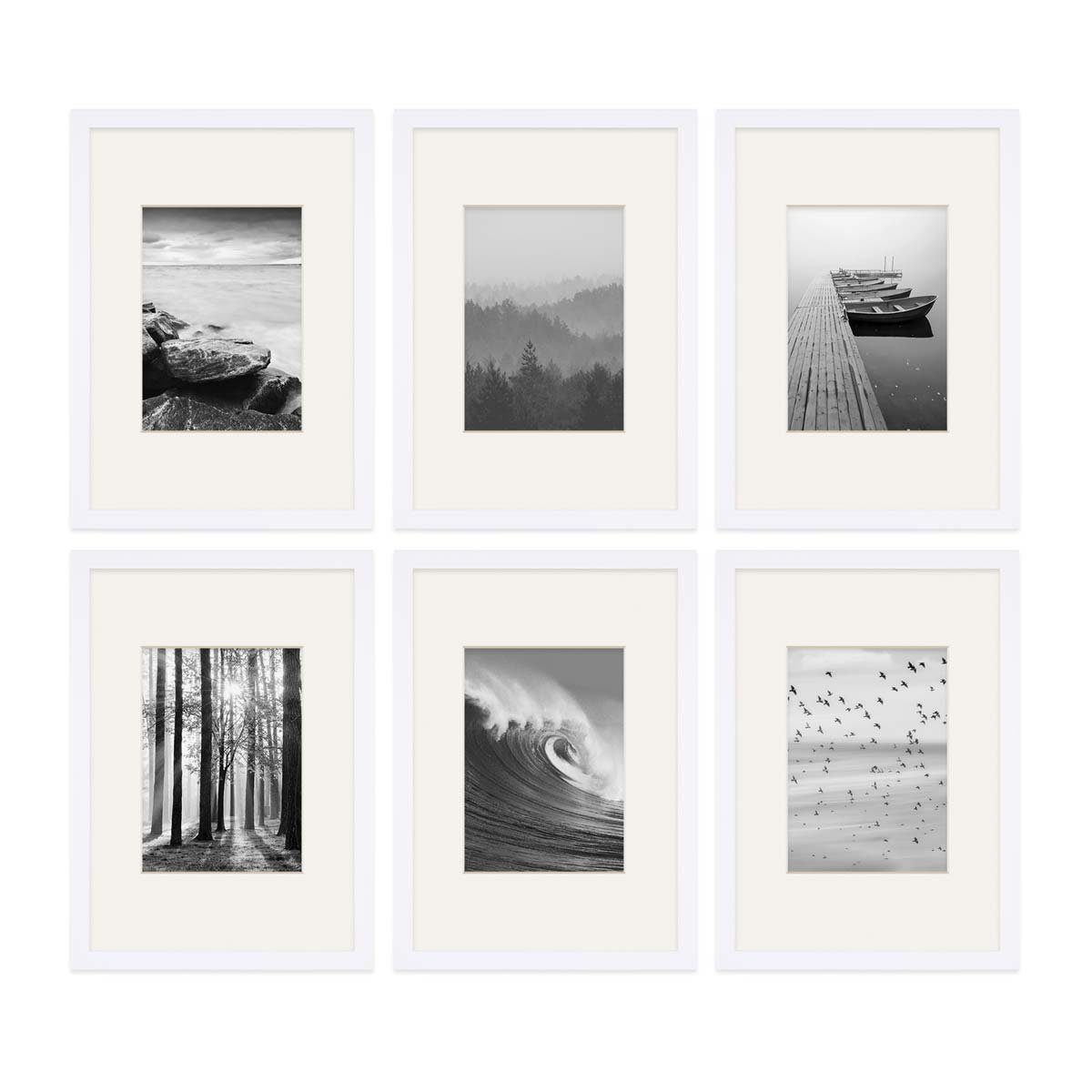 PHOTOLINI Bilderrahmen 6er Set 21x30 cm günstig online kaufen