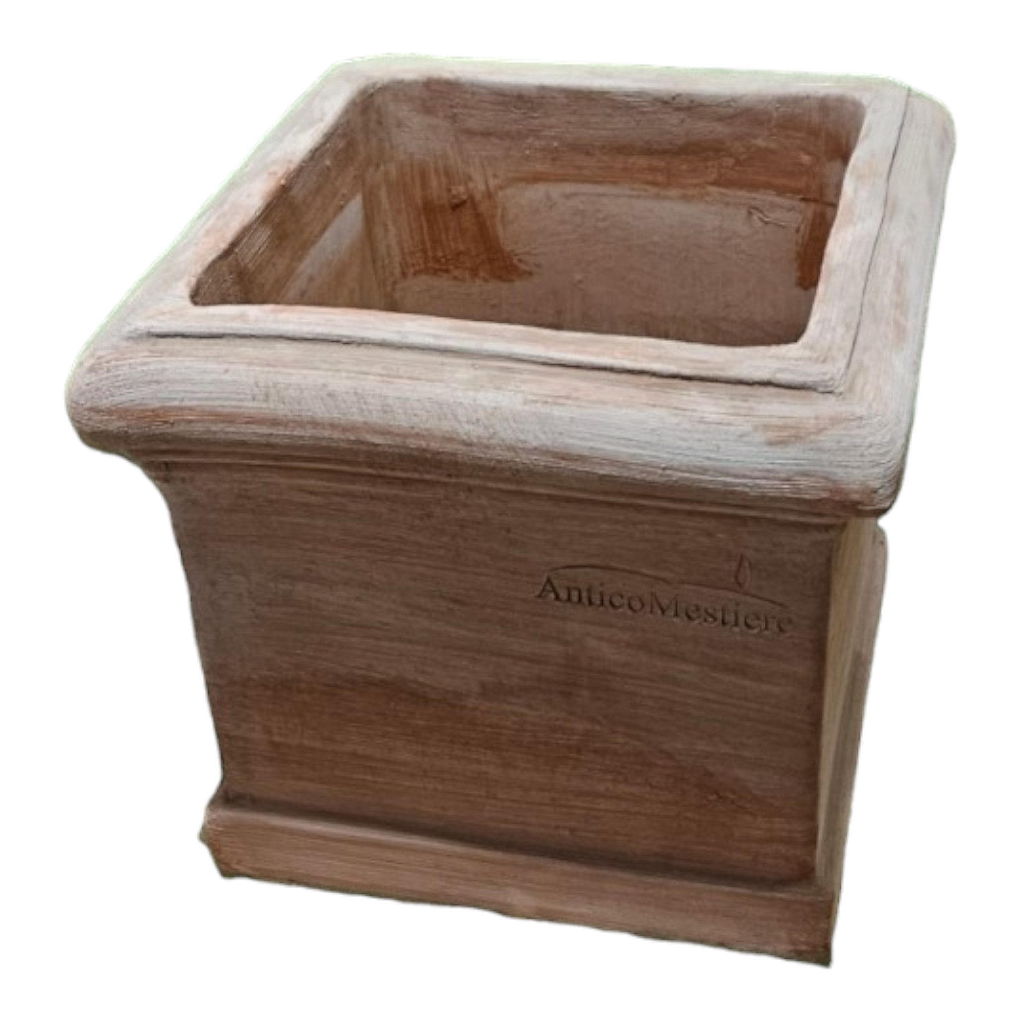 Pflanzkübel Terrakotta Modell "Cubo Liscio" 35cm