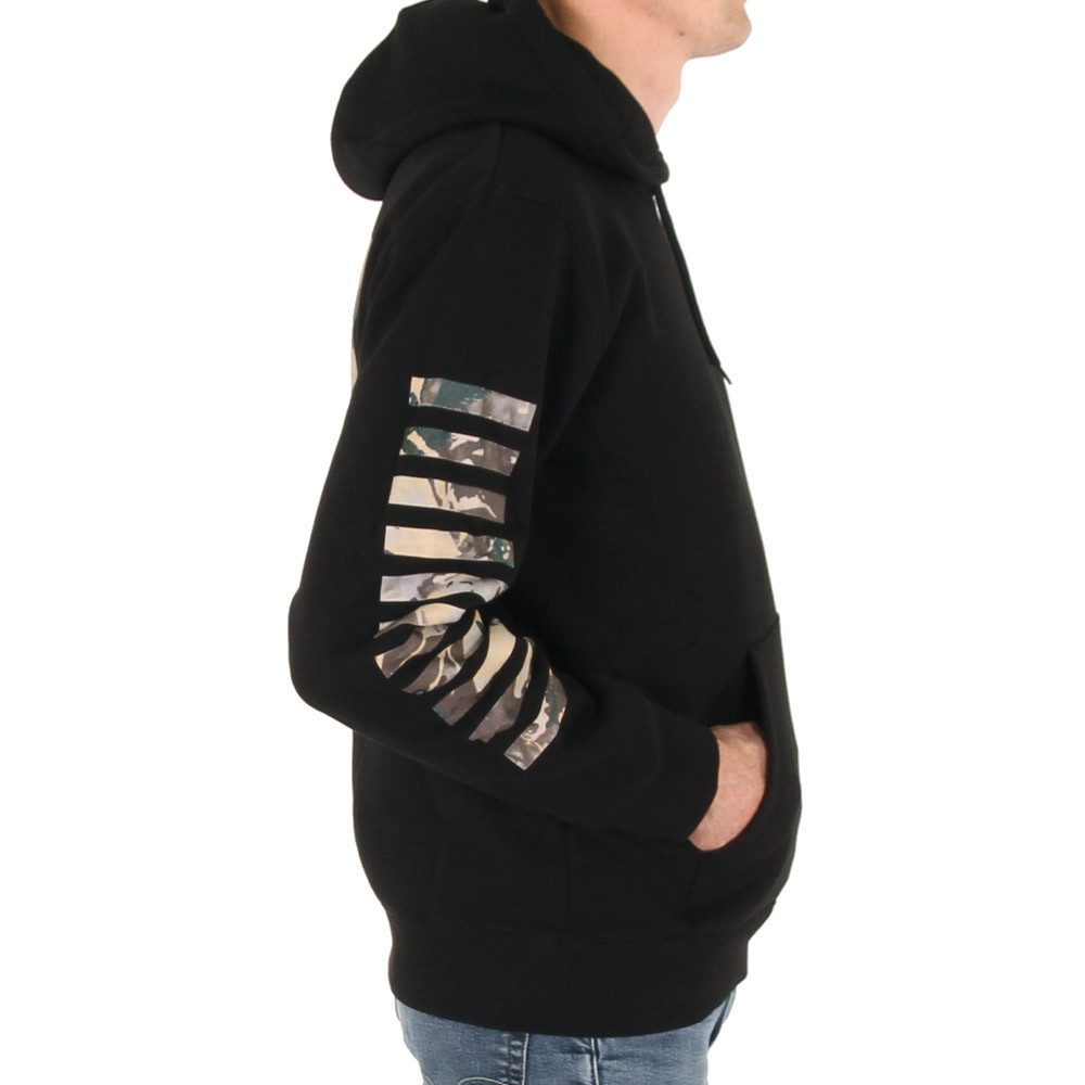 Carhartt WIP Kapuzenpullover Carhartt WIP Hooded Camo Mil Sweat Black