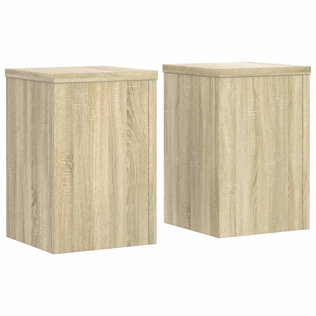 vidaXL Blumenständer Pflanzenständer 2 Stk. Sonoma-Eiche günstig online kaufen