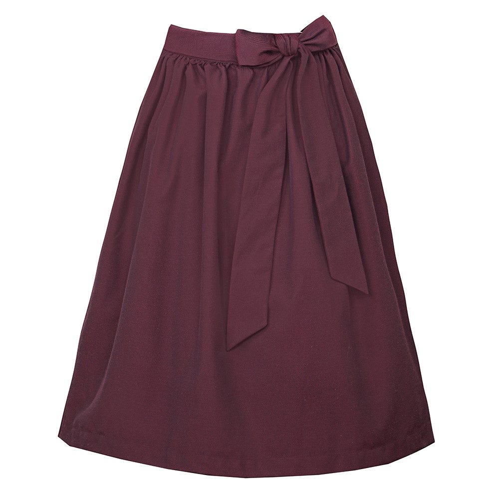 MarJo Dirndlschürze Dirndlschürze Kirchham 70cm Länge bordeaux