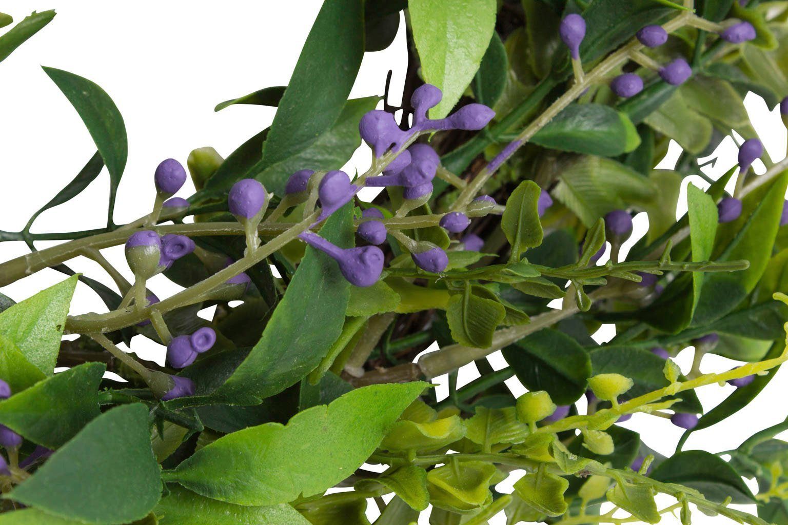 Kunstkranz »Grünblätter Kranz« Grünblätter, Botanic-Haus, Höhe 8 cm-kaufen