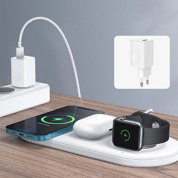 JOYROOM 3in1 20W Wireless Charger kompatibel mit Smart Watch Kopfhörer Wireless Charger