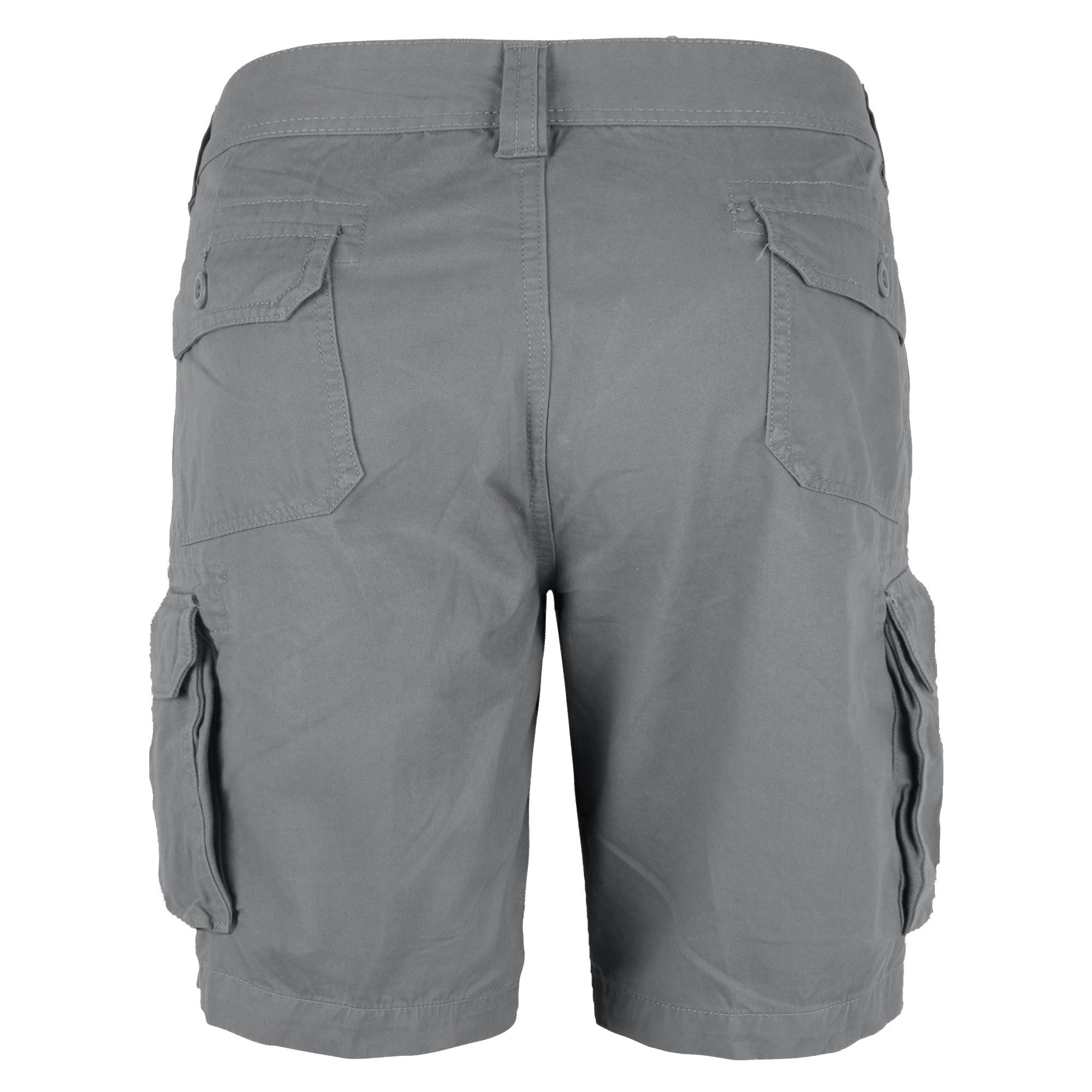 BlauerHafen Cargoshorts Herren Cargo Shorts 100% Baumwolle Hose Normale Passform Bermuda