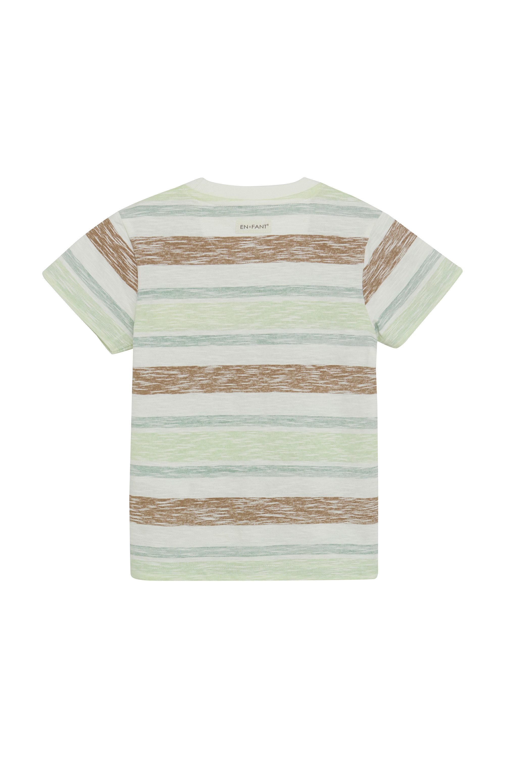 EN FANT Rundhalsshirt ENT-shirt SS Stripe Modernes T-Shirt mit Streifen