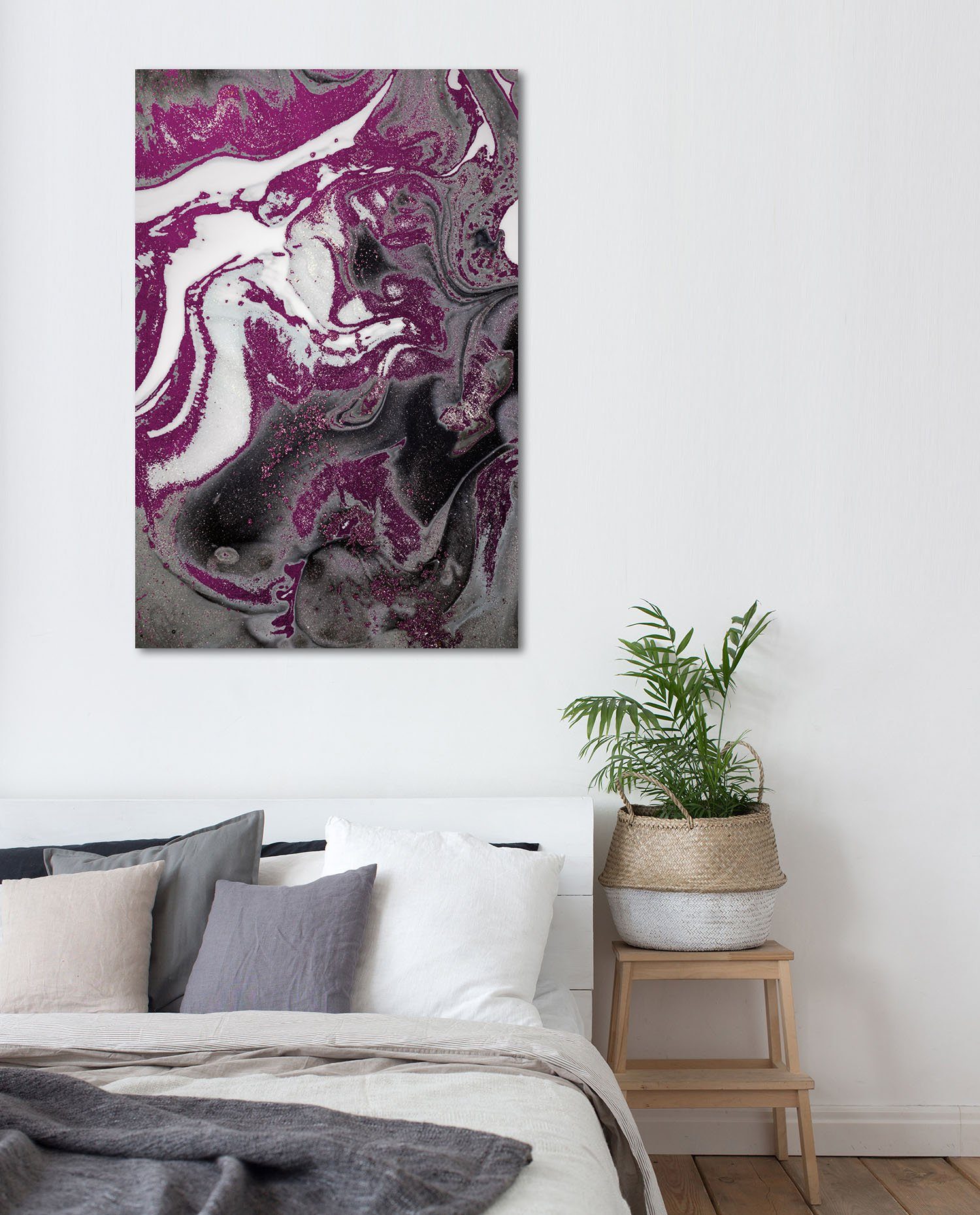 queence Acrylglasbild Abstrakte Kunst, Abstrakt, Gemälde, Kunst, klassische Fantasie, in Marmor-Optik