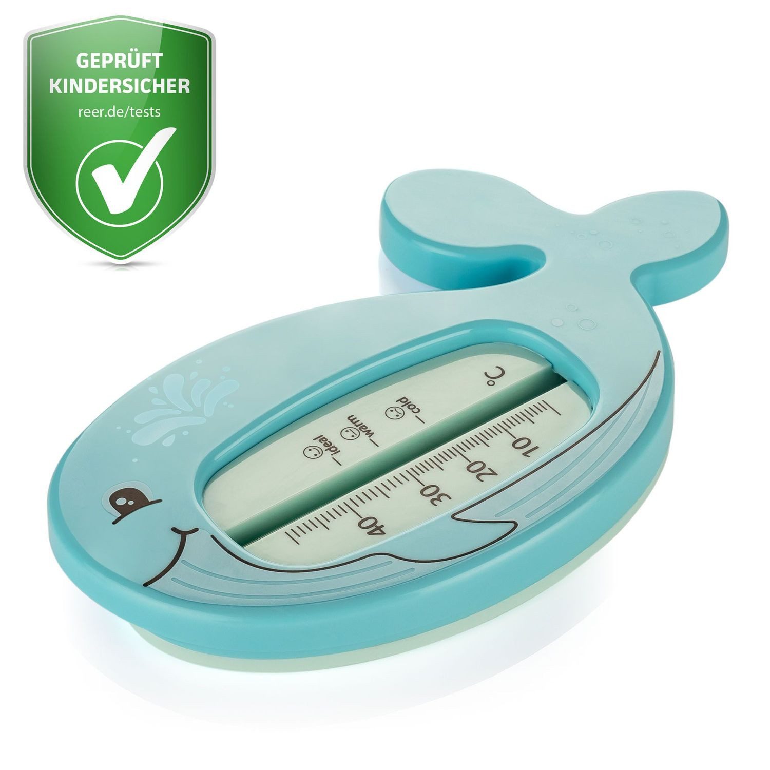 Badethermometer Blau