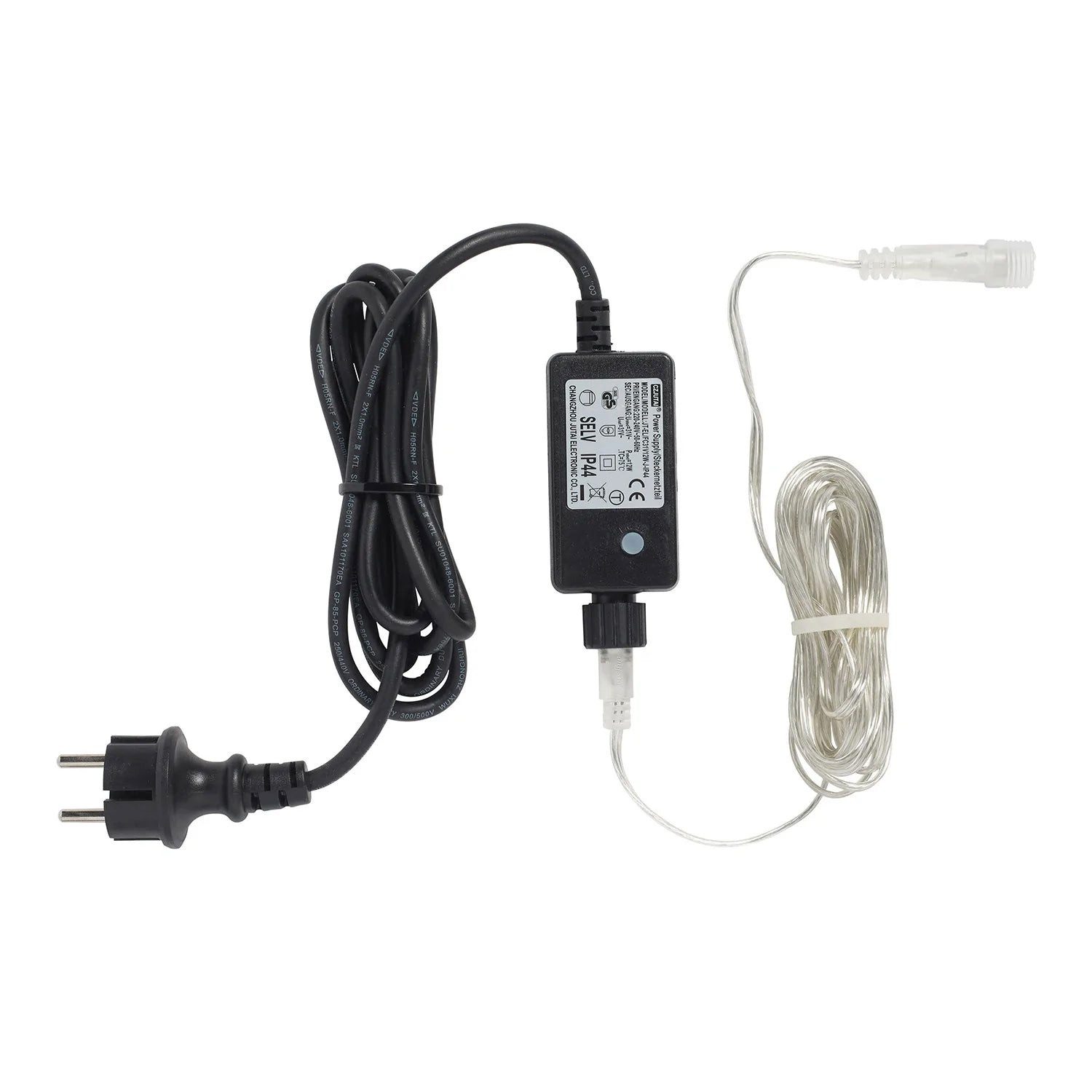 Lights4fun LED-Lichternetz Core Connect 31V Transformator Netzstecker mit Timer