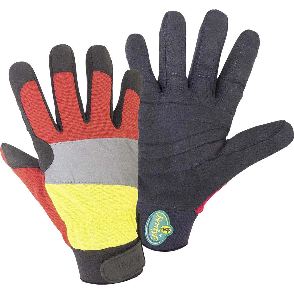 Arbeitshandschuhe FerdyF. Mechanics 1973 Kunstleder, Elasthan Forstschutzhandschuh Größe