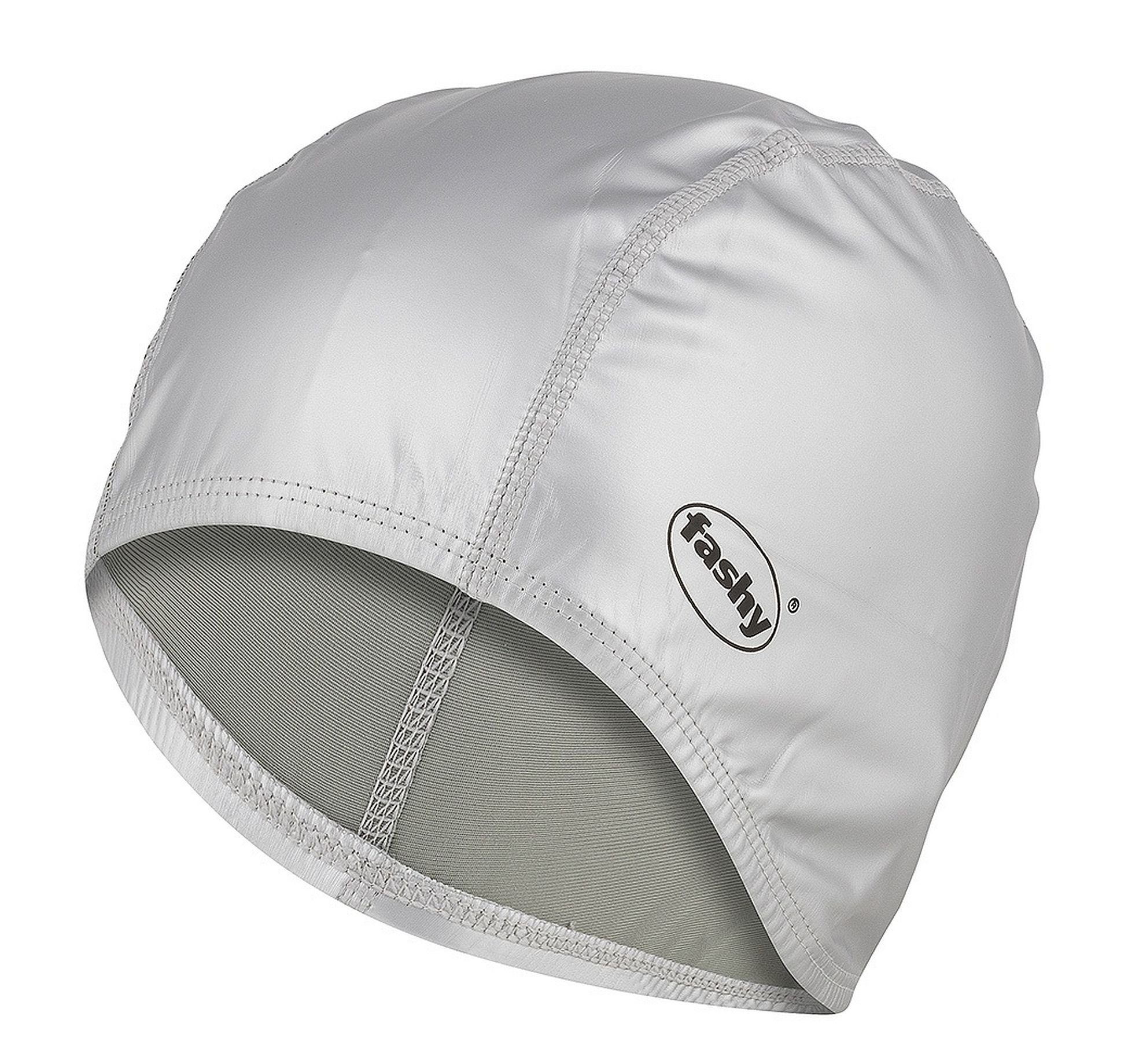 Fashy Badekappe Fashy - Badehaube Badekappe Silber lange Form Damen Herren 3059-12