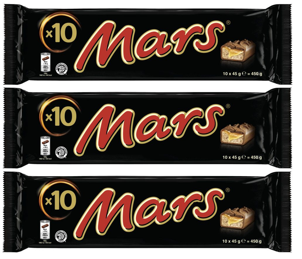 Mars Süßigkeit Mars 3x 10x45g (1380g)