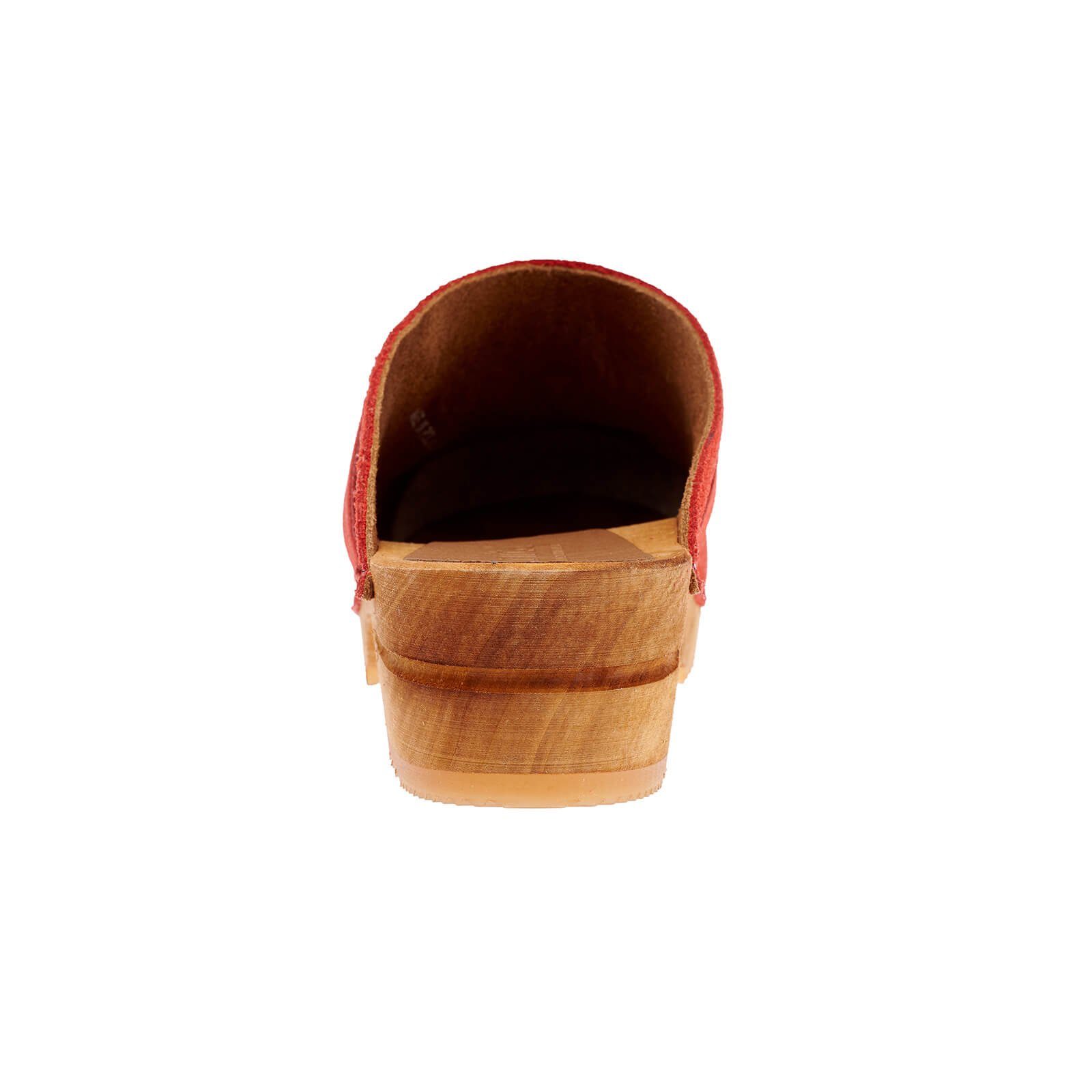 Sanita Wood-Hedi Open Clog Coral Sandale