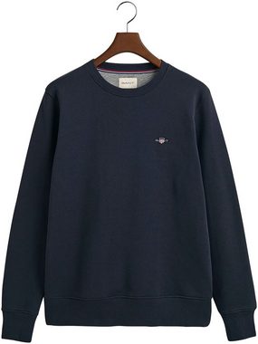 Gant Sweatshirt REG SHIELD C-NECK SWEAT mit Logostickerei auf der Brust