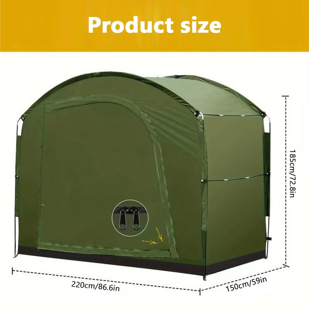 GarveeMore Gerätezelt Fahrradzelt Camping 420D Oxford Tuch Wasserdicht,220x günstig online kaufen