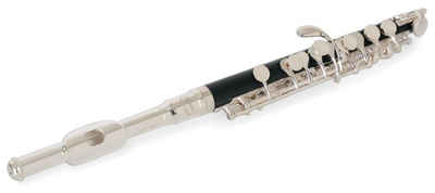 Classic Cantabile Piccoloflöte PF-300 - aus Bakelit, Versilberte Neusilber-Mechaniken