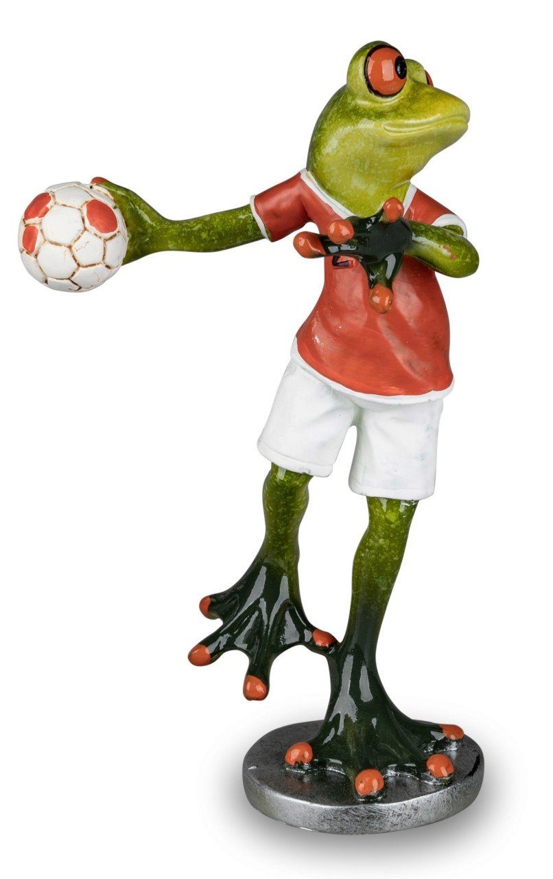 formano Dekofigur Froschhausen, Grün B11cm H18cm Kunststein