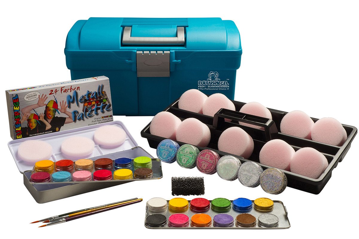 Eulenspiegel Theaterschminke Eulenspiegel Einsteiger Schminkkoffer Make-up Set (1-tlg)