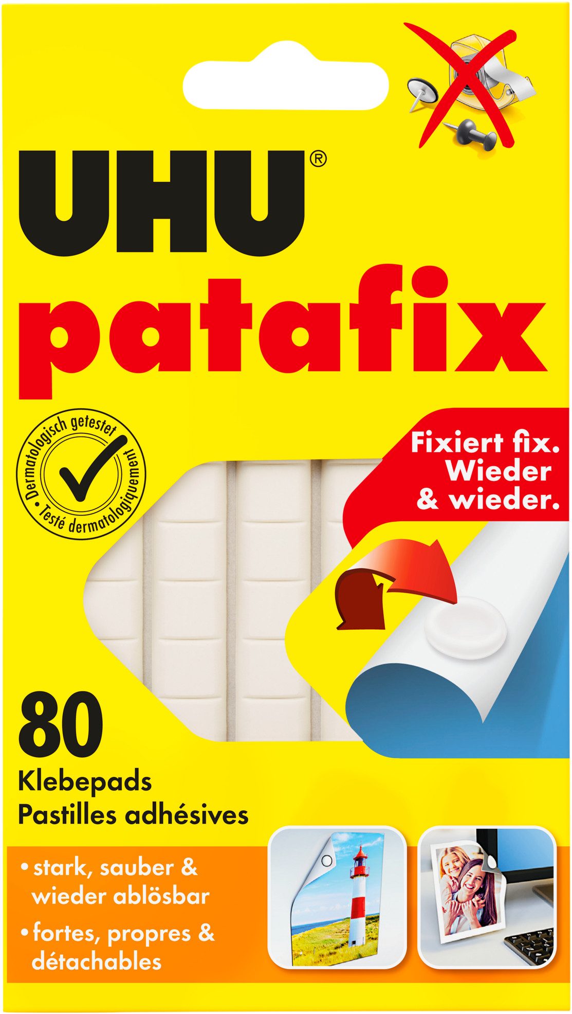 Filzapplikation Klebepads patafix