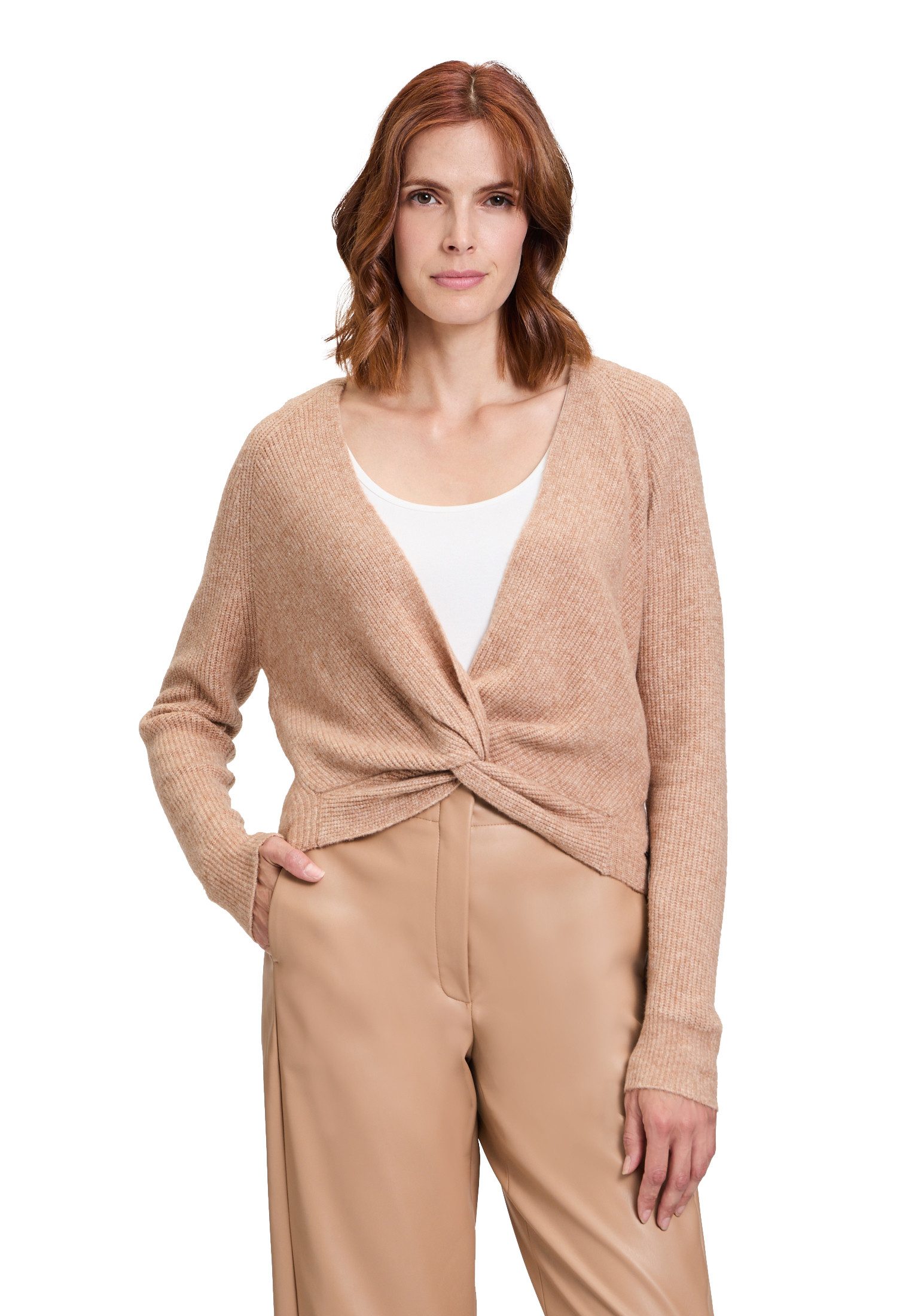Betty&Co Strickpullover Damen Strickpullover mit V-Ausschnitt günstig online kaufen