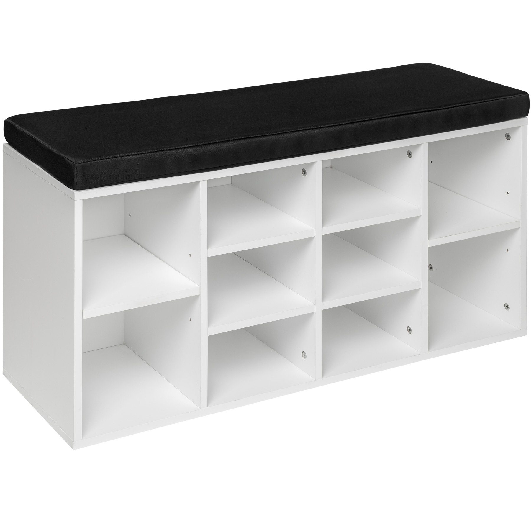 tectake Schuhschrank Schuhregal mit Sitzpolster 103,5x48x30cm günstig online kaufen