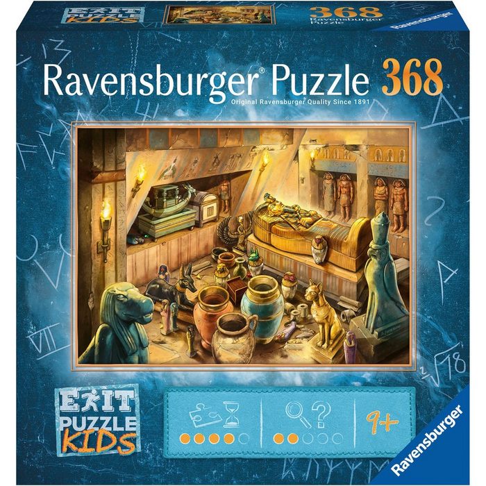 Ravensburger Puzzle Im Alten Ägypten 368 Puzzleteile Made in Germany; FSC® - schützt Wald - weltweit