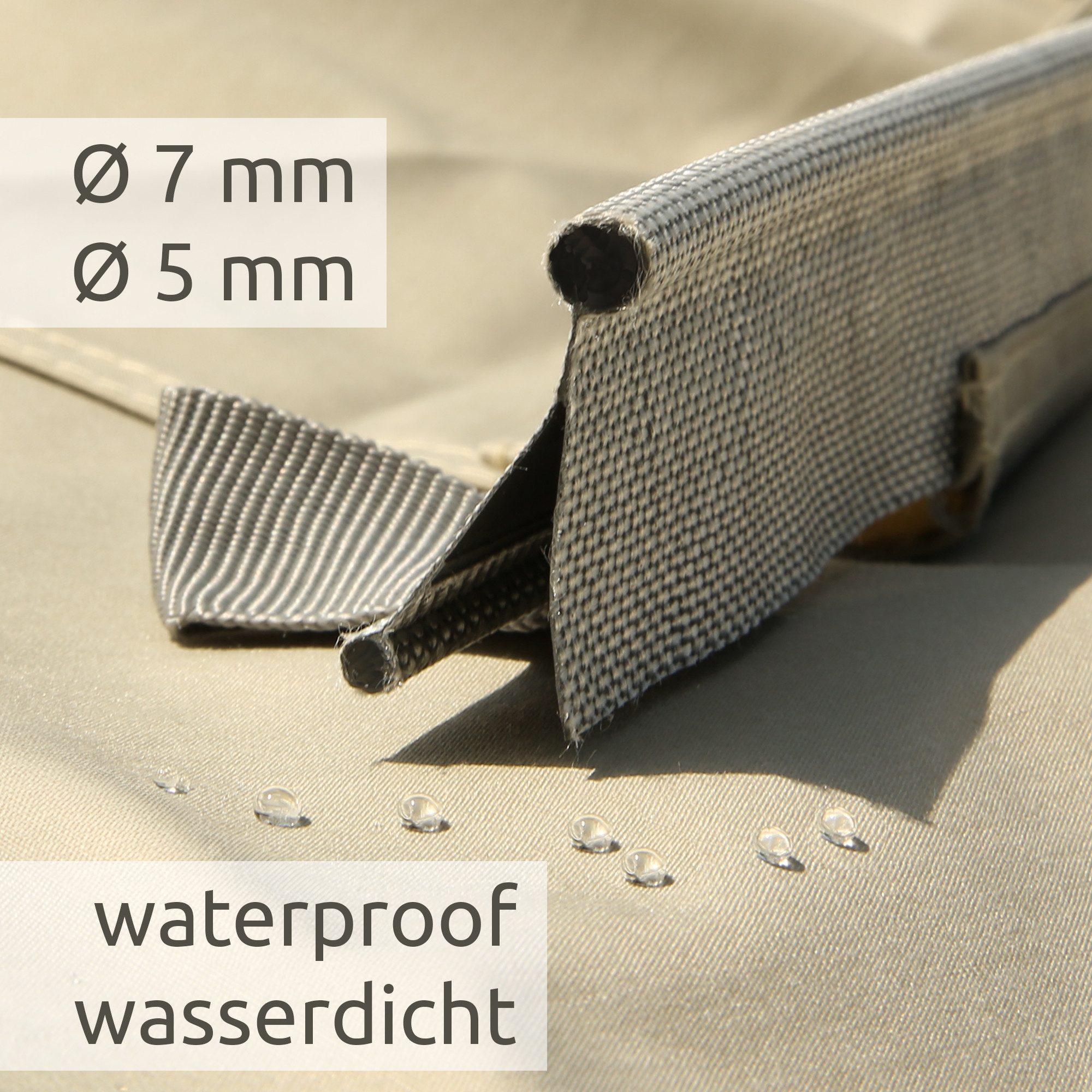 yourGEAR Caravan Tarp TC 400 x 240 - Cotton Caravan Sunshade