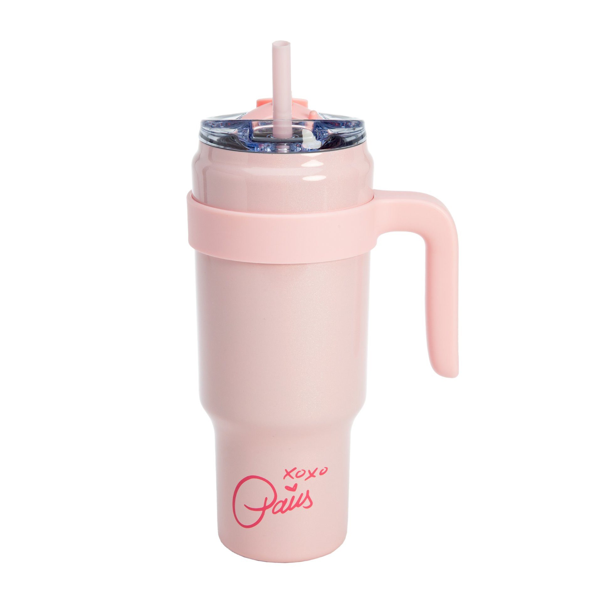Paris Hilton Thermobecher pinke Edelstahl Trinkflasche 1,1L Doppelwandig Isoliert