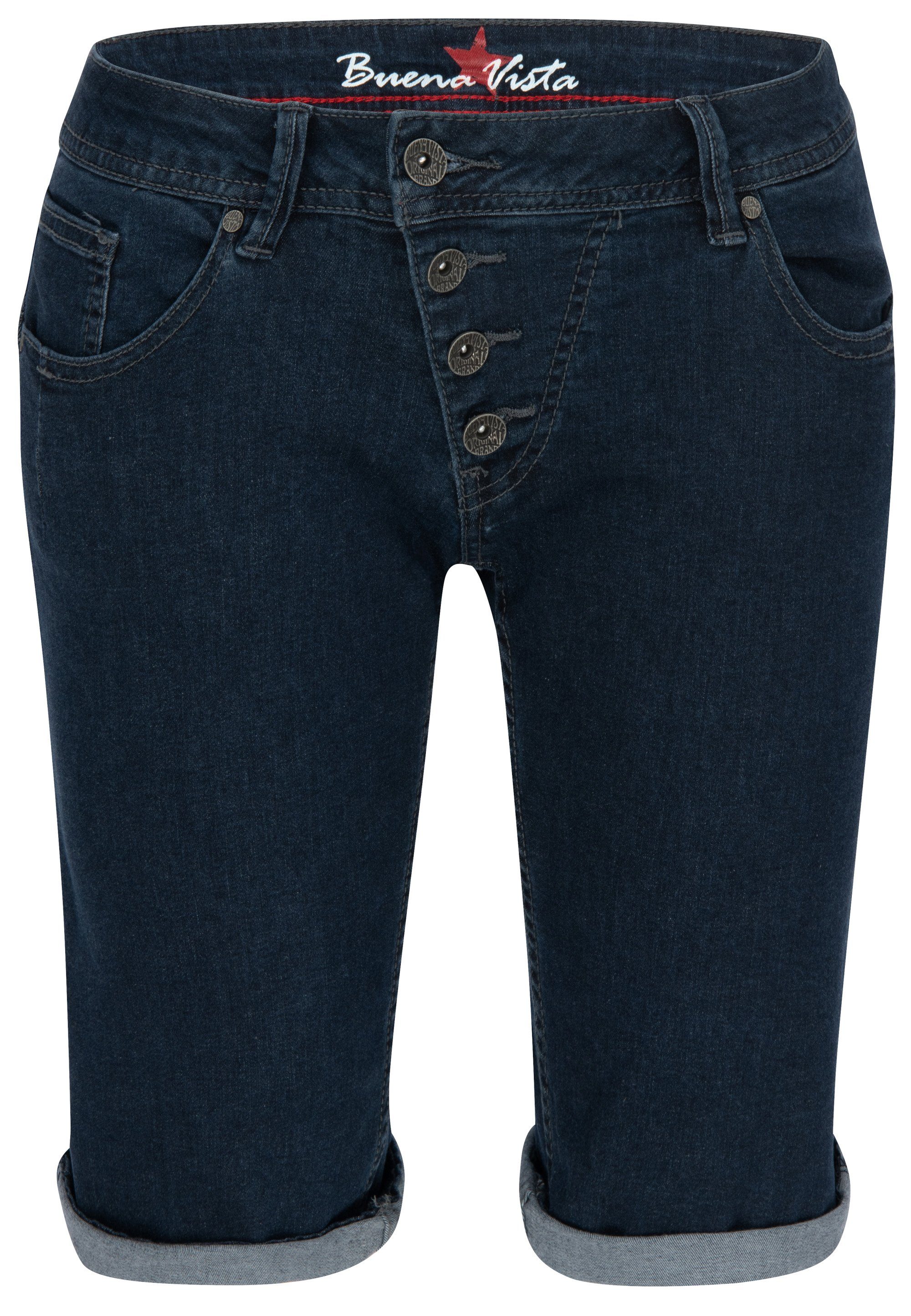 BUENA Denim SHORT MALIBU Stretch-Jeans - Vista 212.1933 2104 blue VISTA Stretch J5025 raw Buena