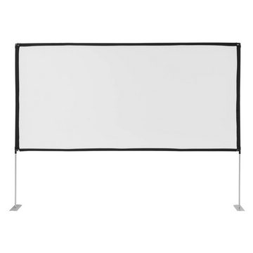 Fromm&Starck Beamerleinwand Projektionsleinwand Mobile Beamer Leinwand 269 x 150 cm Pull-Up-Leinwand