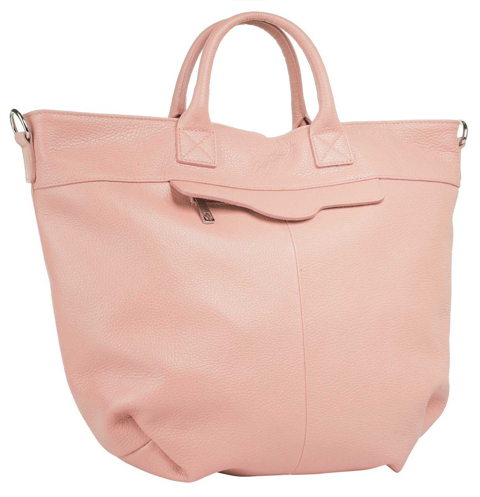 Samantha Look Henkeltasche, echt Leder, Made in Italy
