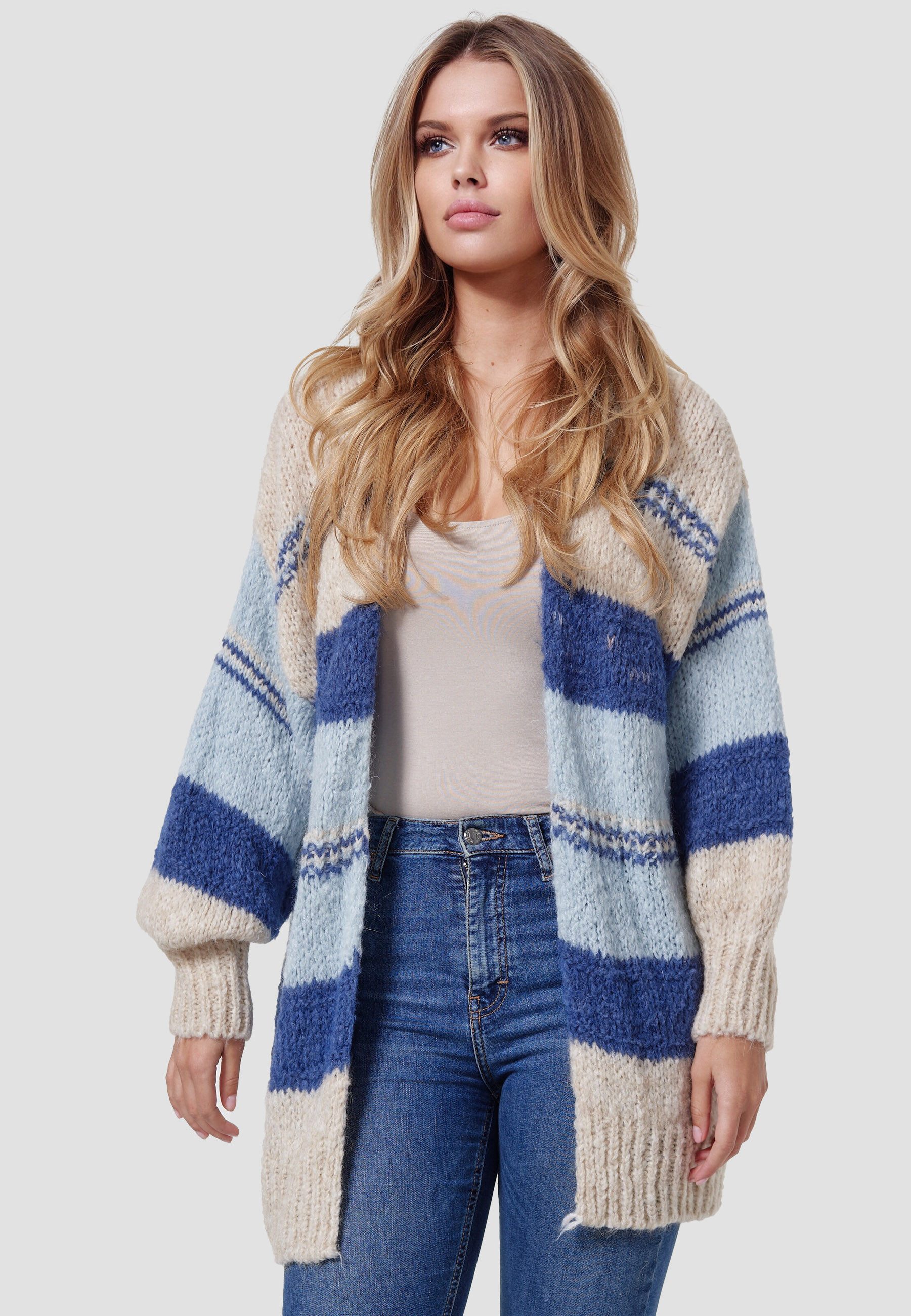 Decay Strickjacke 3156 (1-tlg) Unifarbe günstig online kaufen