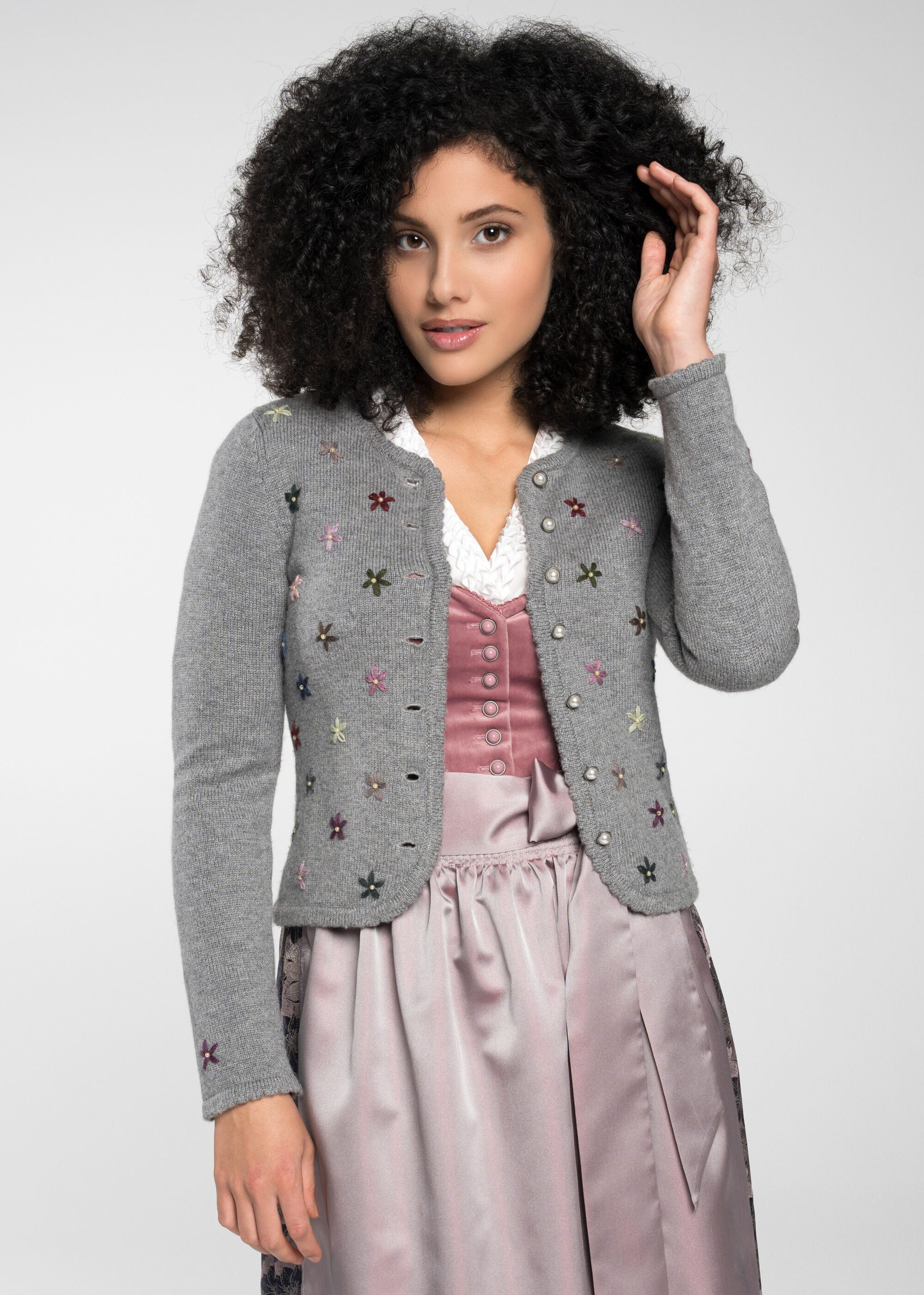 Trachtenstrickjacke Strickjacke "Fortuna"