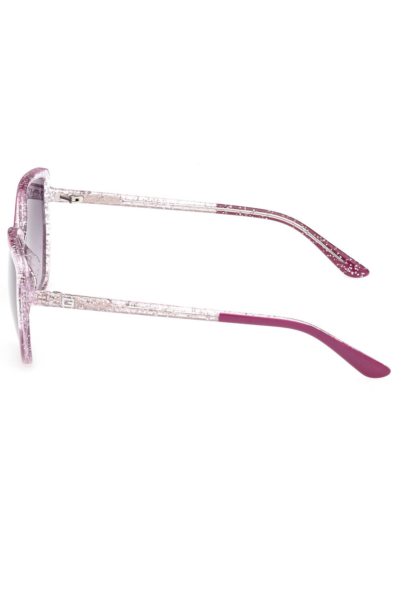 GUESS JEANS Sonnenbrille Damen Sonnenbrille in Violett: Quadratisch mit Rau günstig online kaufen
