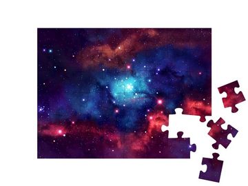 puzzleYOU Puzzle Universum, Galaxie, Sterne, Nebel, 48 Puzzleteile, puzzleYOU-Kollektionen Weltraum, Universum