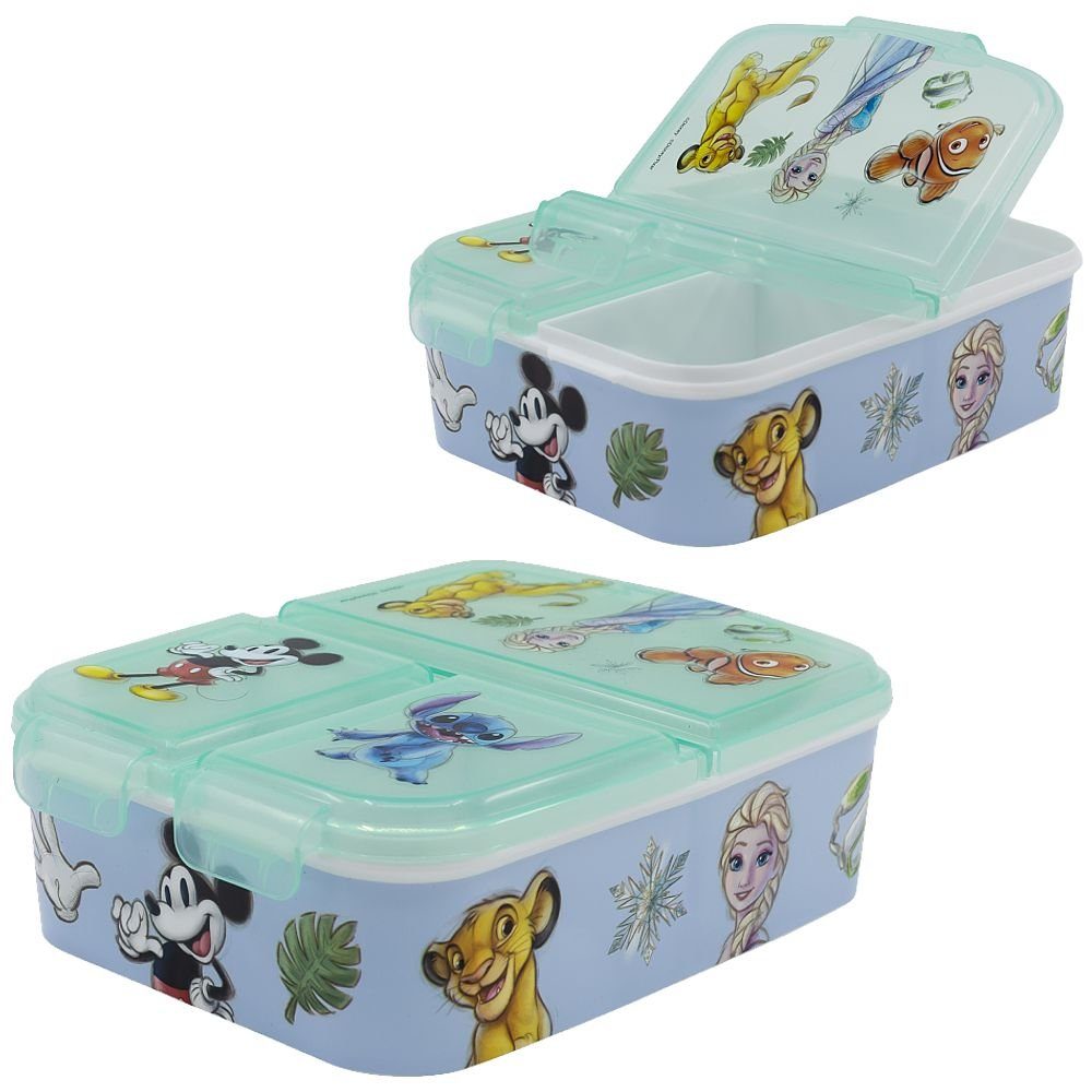Vesper getrennte Disney Fächer Stor Lunchbox 3 Dose Lunch to Brotdose Go 100