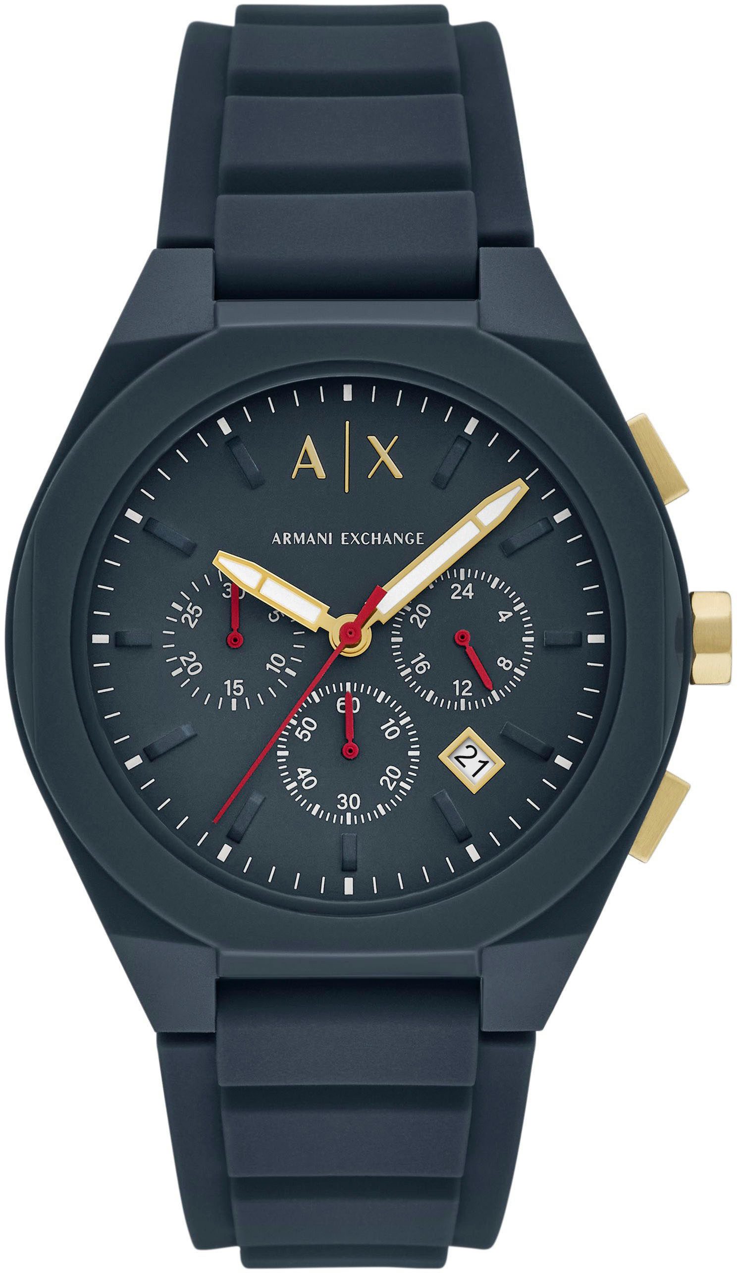 ARMANI EXCHANGE Chronograph AX4168, Quarzuhr, Armbanduhr, Herrenuhr, Siliko günstig online kaufen