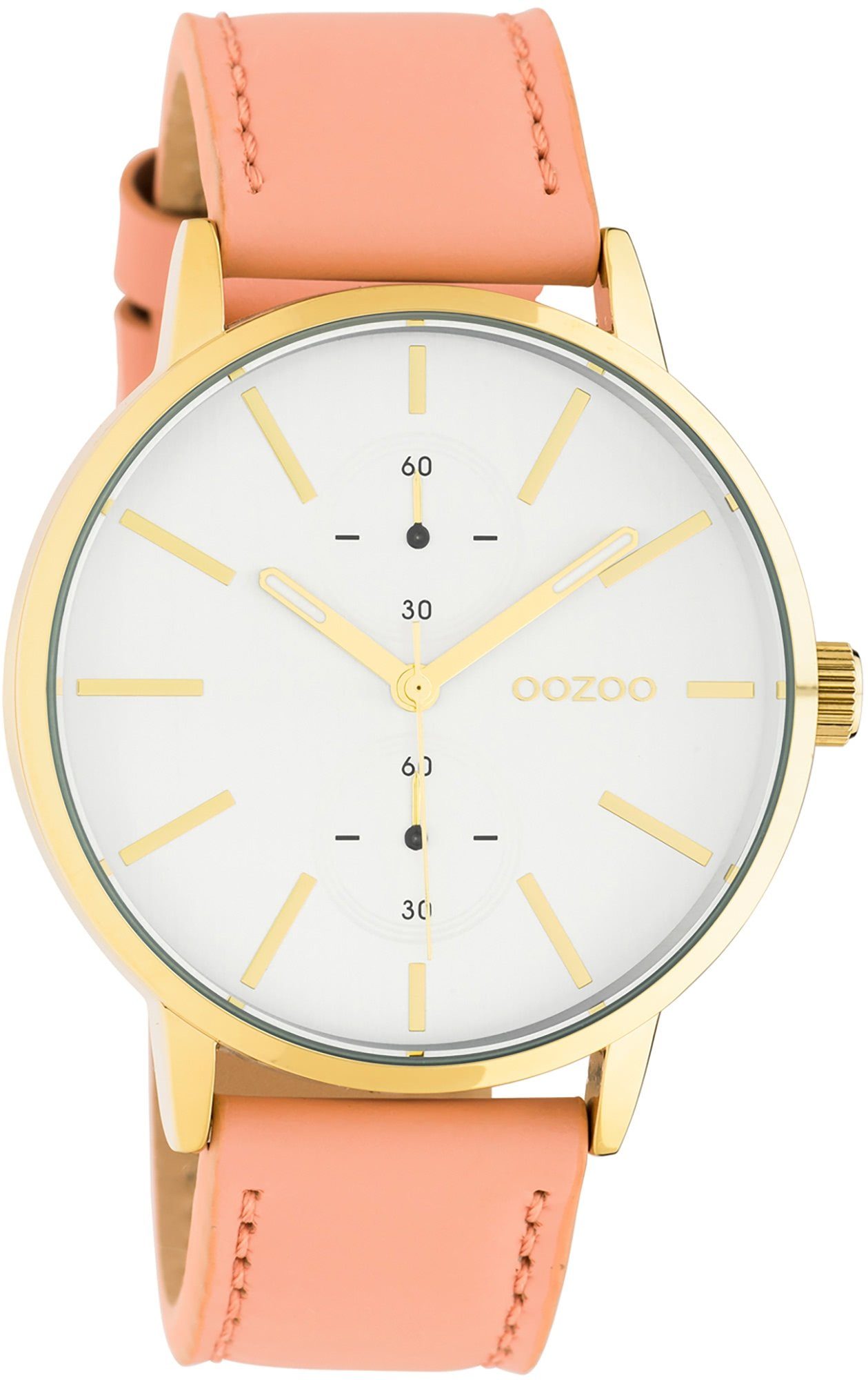 Quarzuhr Oozoo Damen Armbanduhr rosa Analog C10588