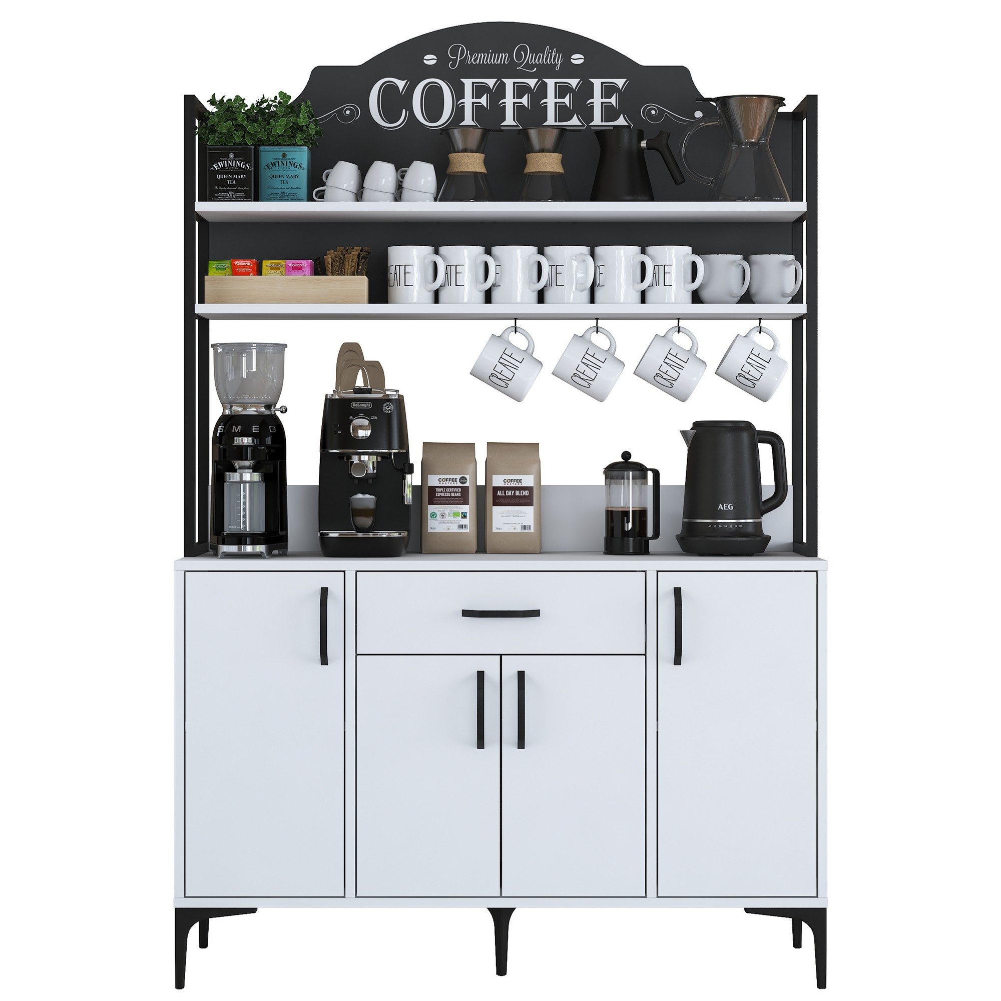 Skye Decor Hochschrank 100% MELAMINE COATED günstig online kaufen