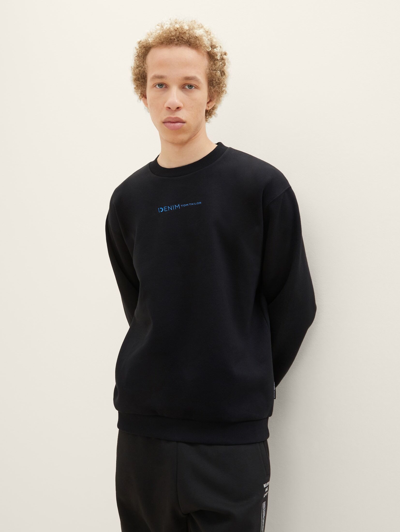 TOM TAILOR Denim Sweatshirt Print Sweatshirt günstig online kaufen