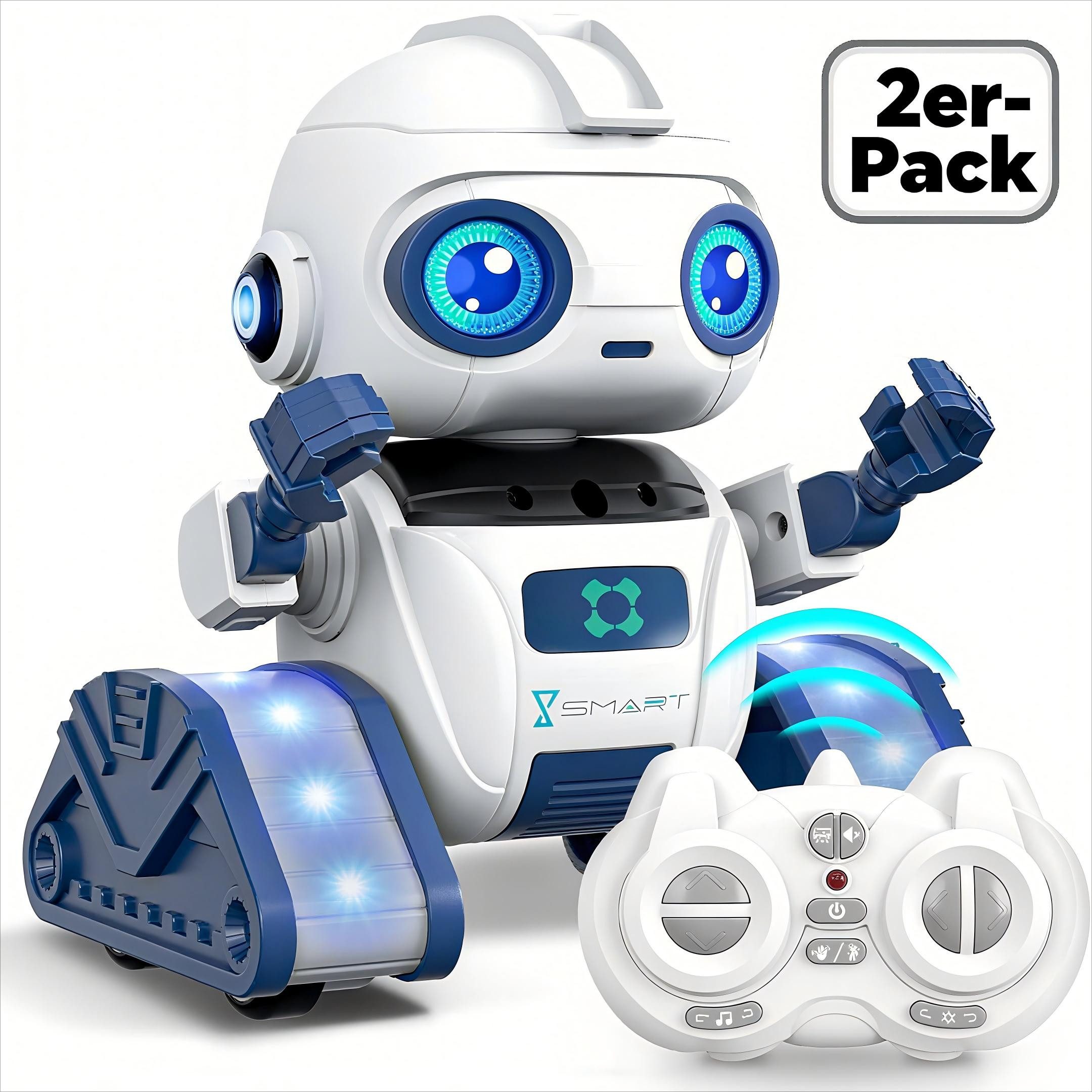 POPOLIC RC-Roboter Roboter Kinder Spielzeug, wiederaufladbar und projizierb günstig online kaufen