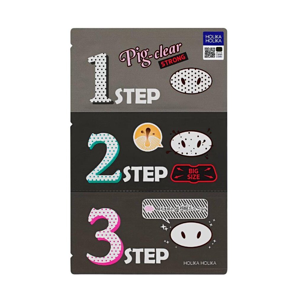 Holika Holika Gesichts-Reinigungsfluid Pig Nose Clear Blackhead Strong 3-Step Kit 14g