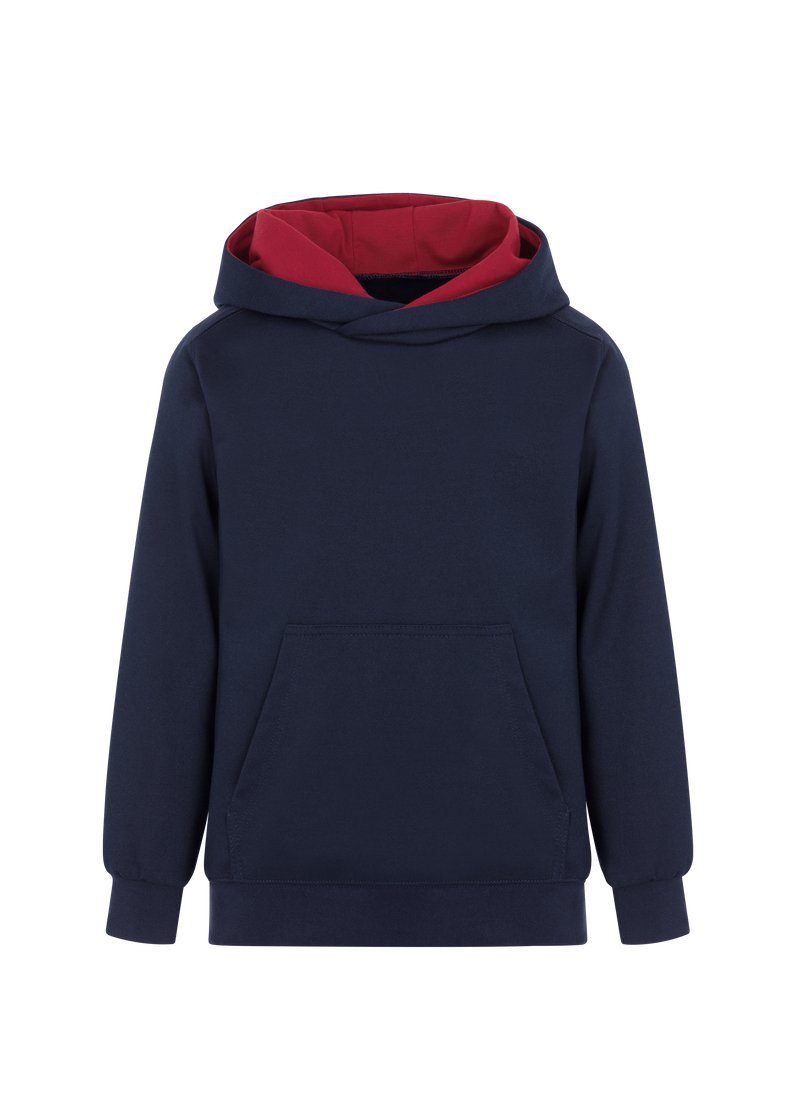 Trigema Sweatshirt TRIGEMA Kapuzenpullover mit Kängurutasche