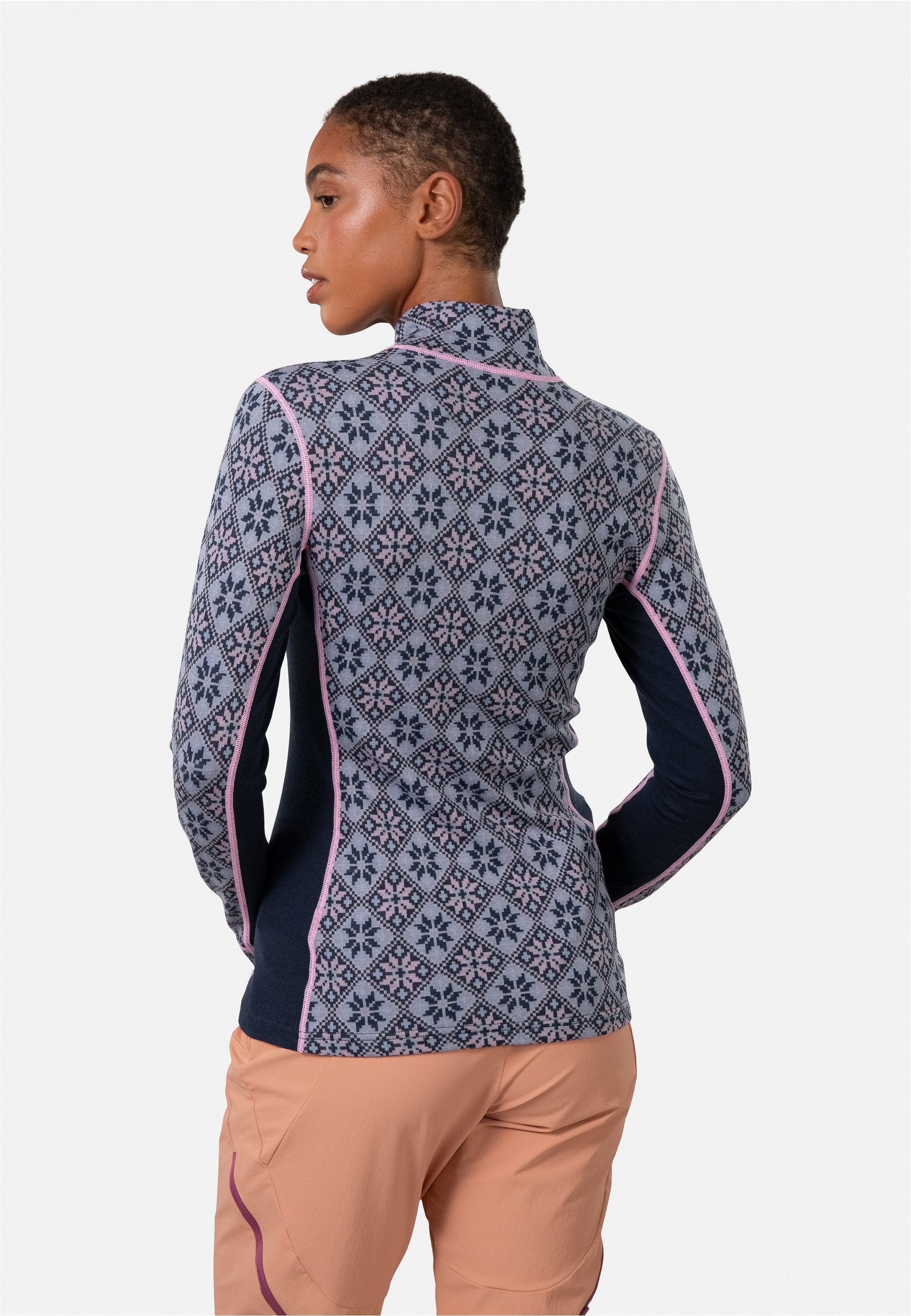 Kari Traa Funktionsshirt Rose mit tollem Norweger-Muster