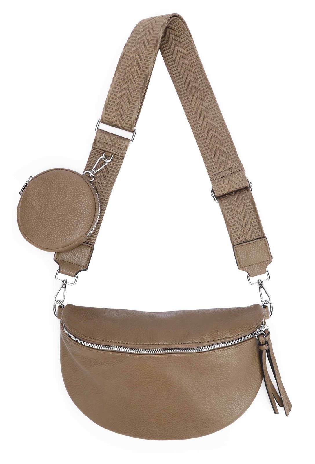 ITALYSHOP24 Bauchtasche Damen Gürteltasche Hüfttasche CrossBody günstig online kaufen
