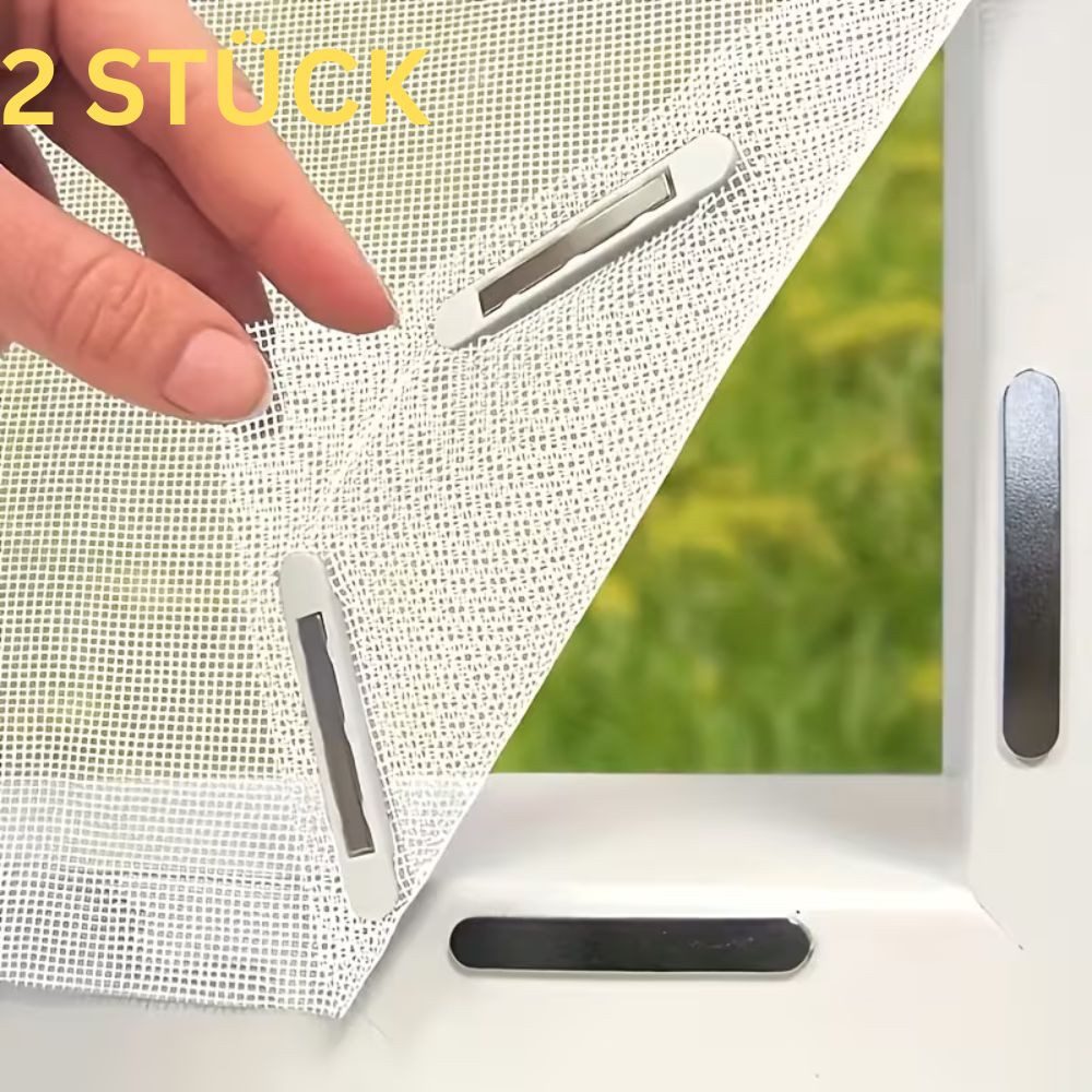 Montegoni Fliegengitter-Gewebe Magnet Fliegengitter Fenster zuschneidbar Moskitonetz ohne Bohren, (Einzelstück Fenster Netz, 1 Stück Fliegengitter Set), Ohne Bohren, magnetisch zuschneidbar, luftdurchlässig