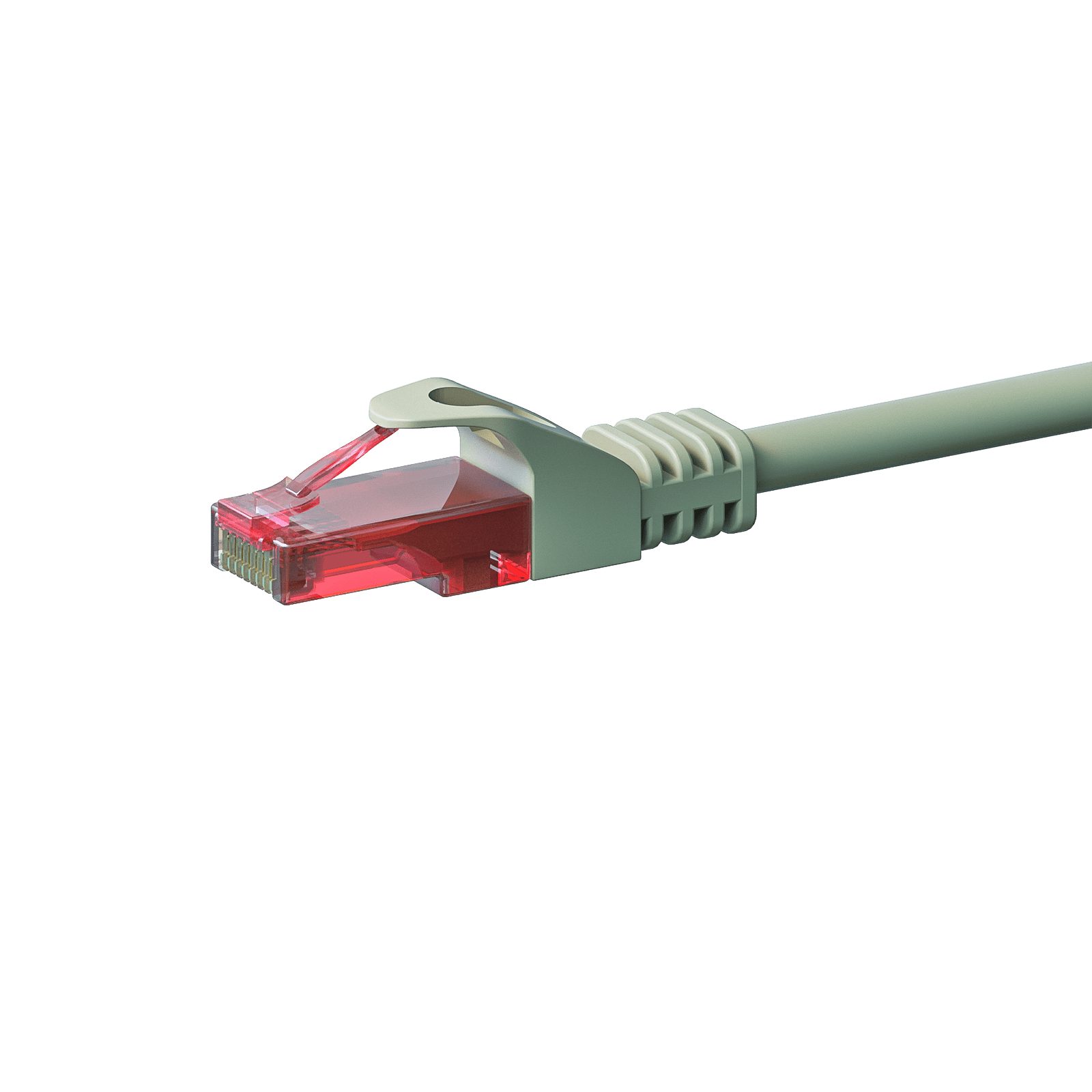 Danicom CAT6 Netzwerkkabel, U/UTP, 0,15 Meter, Grau, 100% Kupfer Netzwerkkabel, RJ45, RJ45 (15 cm), Cat6, 100% Kupfer