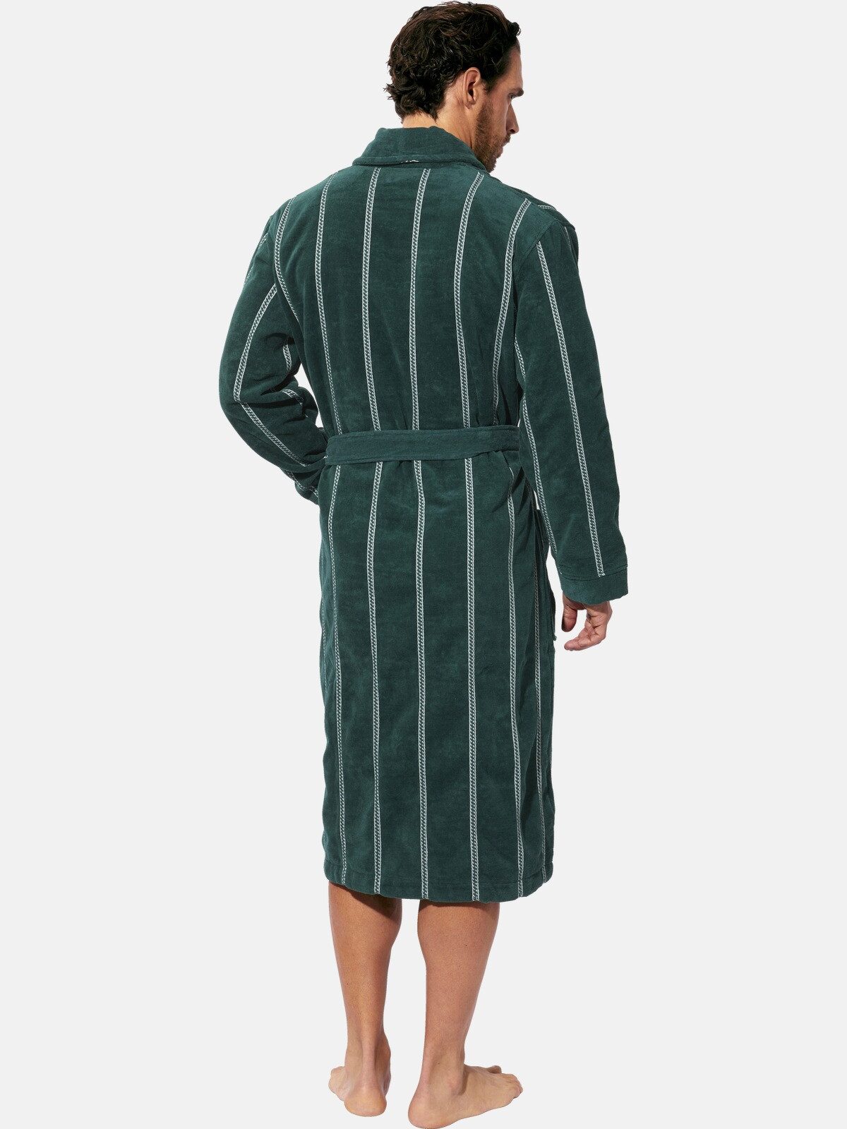 Babista Bademantel ARMANDI, Langform, Baumwolle, -, mit zwei großen Taschen günstig online kaufen