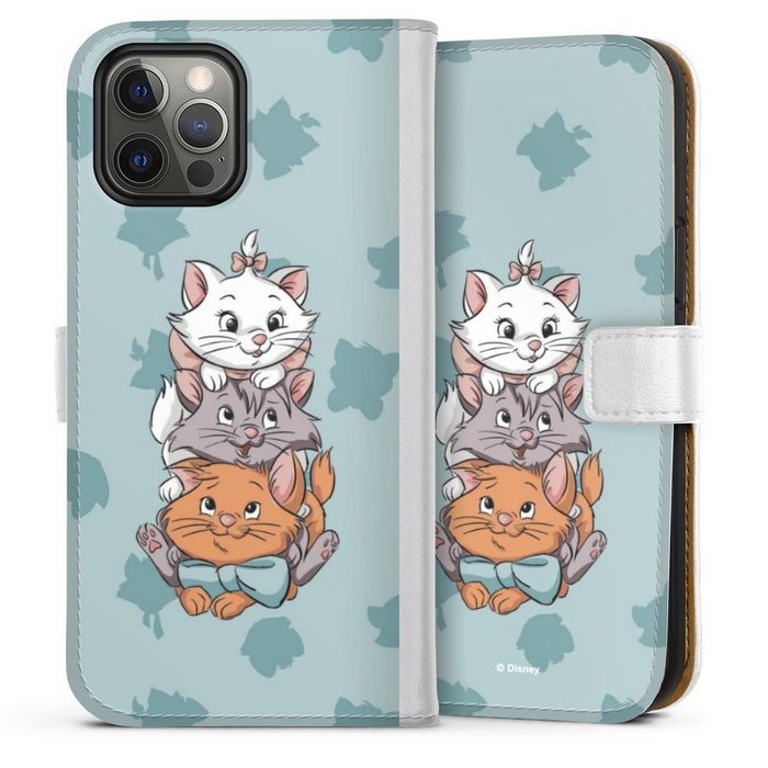 DeinDesign Handyhülle Disney Aristocats Katze Aristocats Triplets Apple iPhone 12 Pro Max Hülle Handy Flip Case Wallet Cover